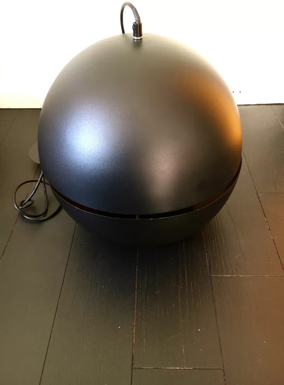 Image 1 of Belide sphere pendant light in black metal