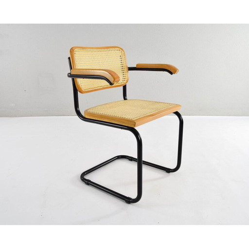 Vintage model B64 chair in beech wood by Marcel Breuer, Italy 1970