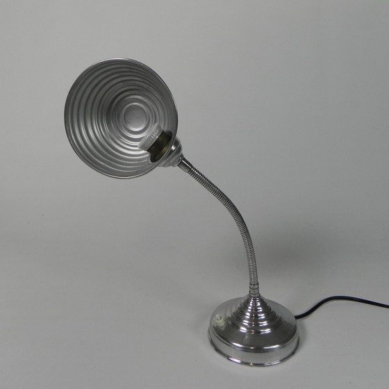 Image 1 of Aluminum Vintage Desk Lamp With Bending Bar, 1950s