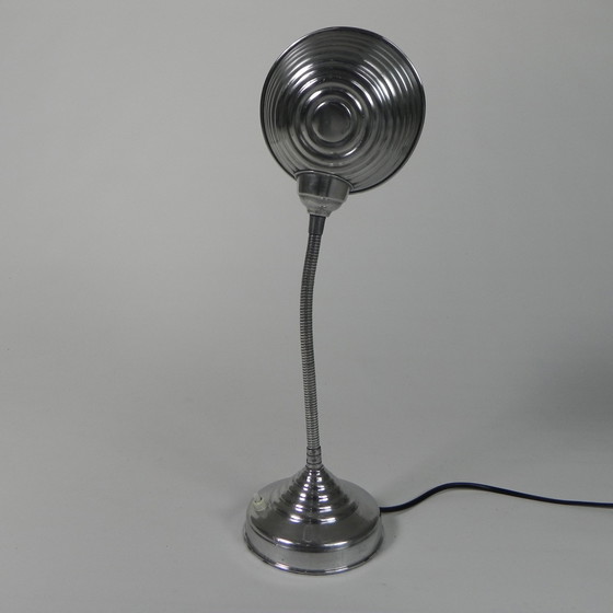 Image 1 of Aluminum Vintage Desk Lamp With Bending Bar, 1950s