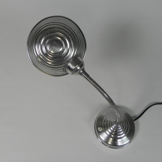 Image 1 of Aluminum Vintage Desk Lamp With Bending Bar, 1950s