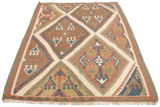 Image 1 of 1 X Fars Kelim Gaschgai 224 X 150 Cm - Orient Handgewebt