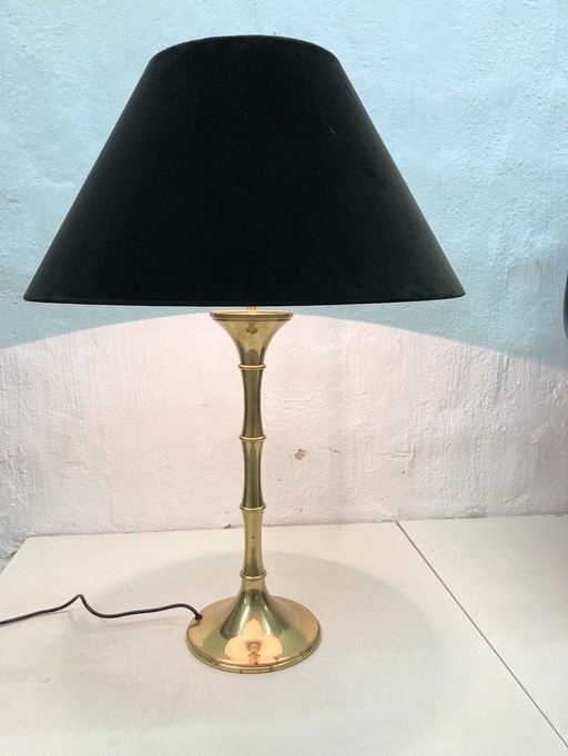 Ingo Maurer Bamboo Table Lamp In Brass