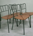 4X Vintage Ikea Agne Dining Chairs
