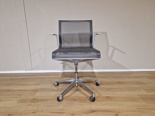 Icf Stick Office Chair Grey New Condition Adjustable