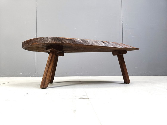 Image 1 of Tripod Brutalist Tree Root Coffee Table, 1970S