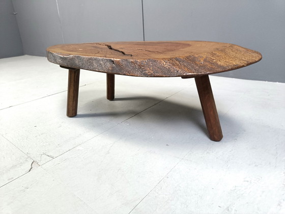 Image 1 of Tripod Brutalist Tree Root Coffee Table, 1970S