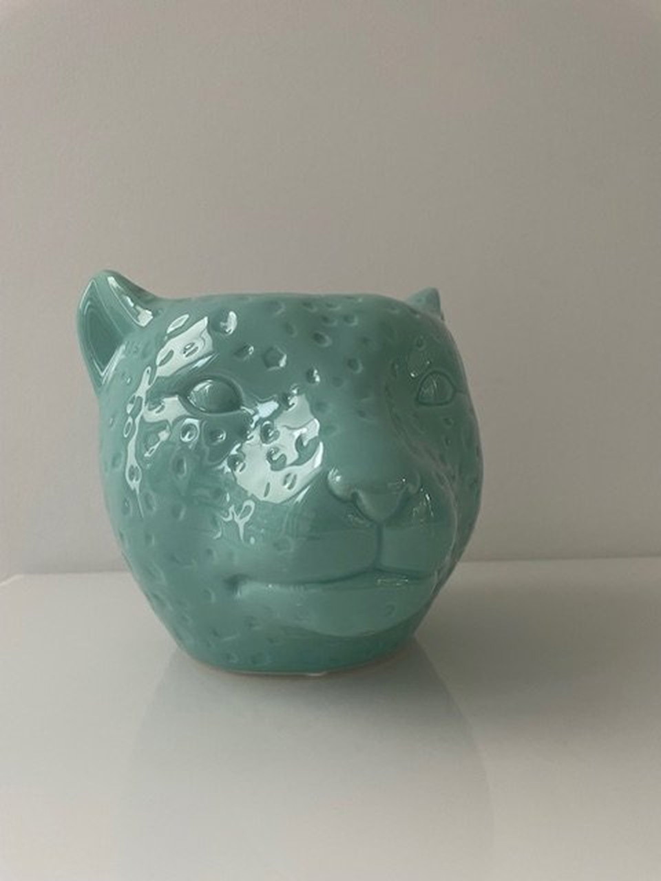 Maceta Pantera Verde Menta