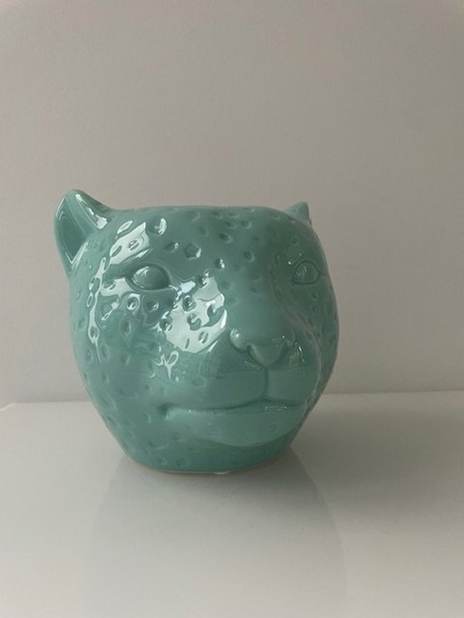 Flower Pot Panther Mint Green