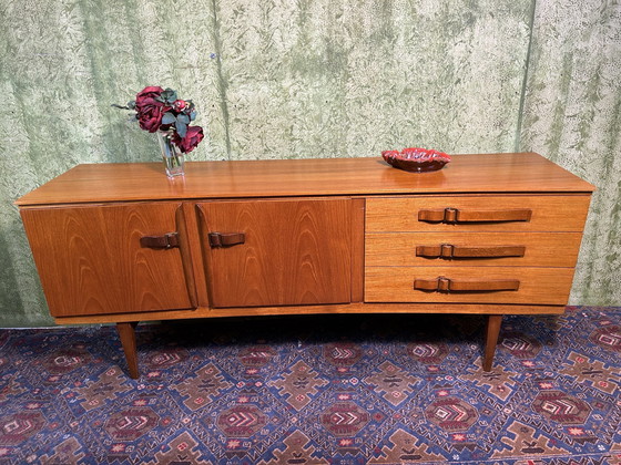 Image 1 of Credenza Beautility in teak retrò vintage di metà secolo, anni '60