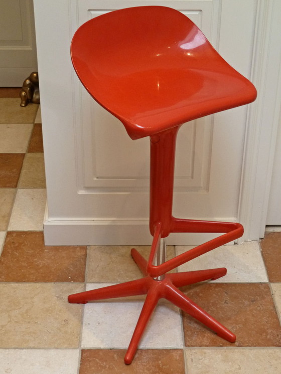 Image 1 of Kartell Spoon (bar) stool red Antonio Citterio