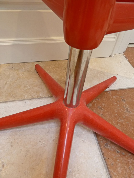 Image 1 of Kartell Spoon (bar) stool red Antonio Citterio