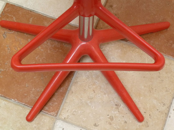 Image 1 of Kartell Spoon (bar) stool red Antonio Citterio