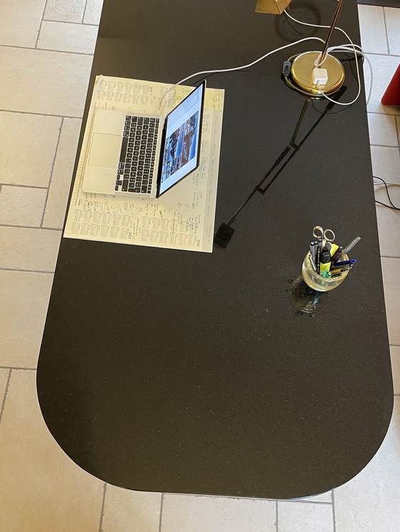 Image 1 of Granite Black Table/Bureau