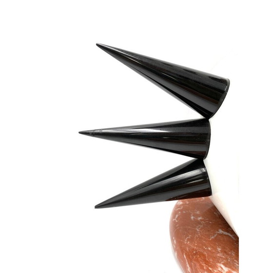 Image 1 of Vintage "Sholapur" sculpture vase by Michele de Lucchi for Up & Up, Carrara Italy 1985