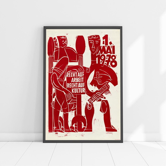 Image 1 of May 1978 - Right to work, right to culture poster