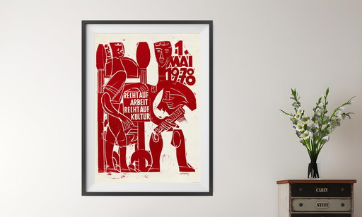 May 1978 - Right to work, right to culture poster