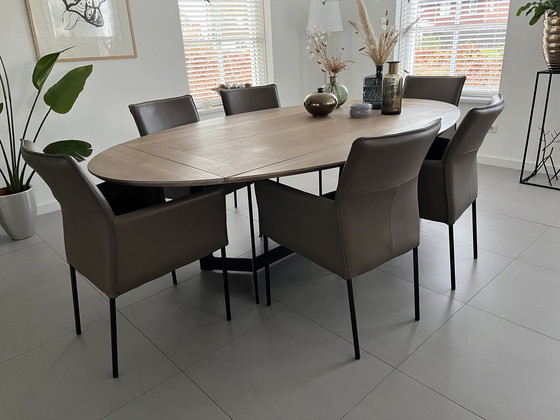 Image 1 of Dining Table Hofstede Raan House With 6 Chairs