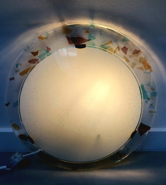 Image 1 of Ceiling Lamp Murano Glass By Vetro Artistico Arte Muranese.