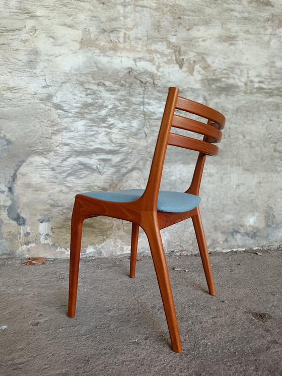 Image 1 of 6x Henning Kjaernulf For K.S Møbler Teak Design Chairs Dansk Design