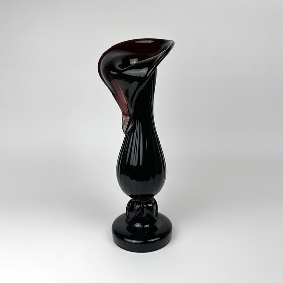 Image 1 of Vintage Art Nouveau flower vase 1900 / 1910 Bohemia Floral
