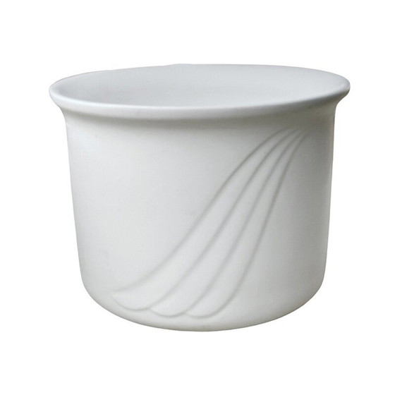 Image 1 of Coppia di vasi vintage in ceramica bianca per Duemler e Breiden, Germania 1970