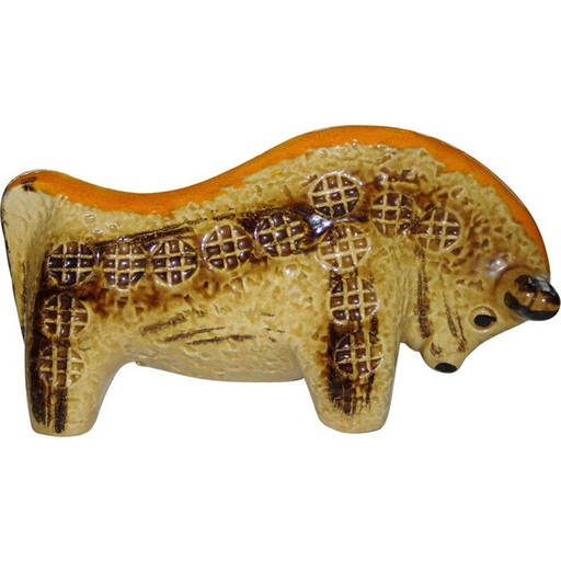 Ceramic bull by Aldo Londi for Bitossi, 1970