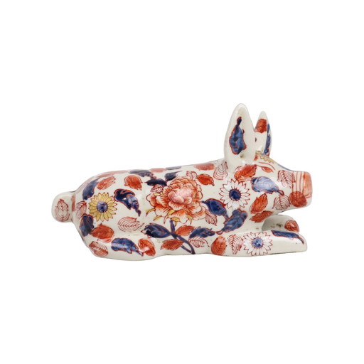 Imari Pig Japanese Porcelain