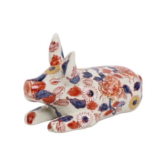 Image 1 of Imari Pig Japanese Porcelain