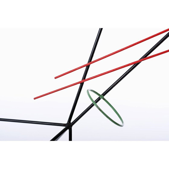 Image 1 of Portapentola vintage in metallo laccato, Cecoslovacchia 1960