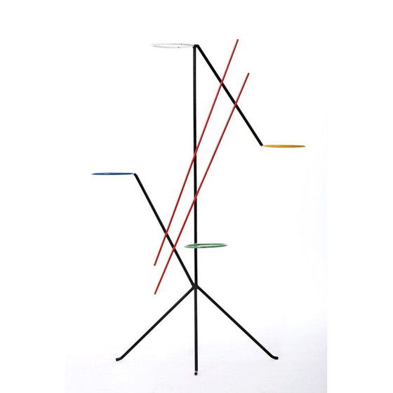 Image 1 of Portapentola vintage in metallo laccato, Cecoslovacchia 1960