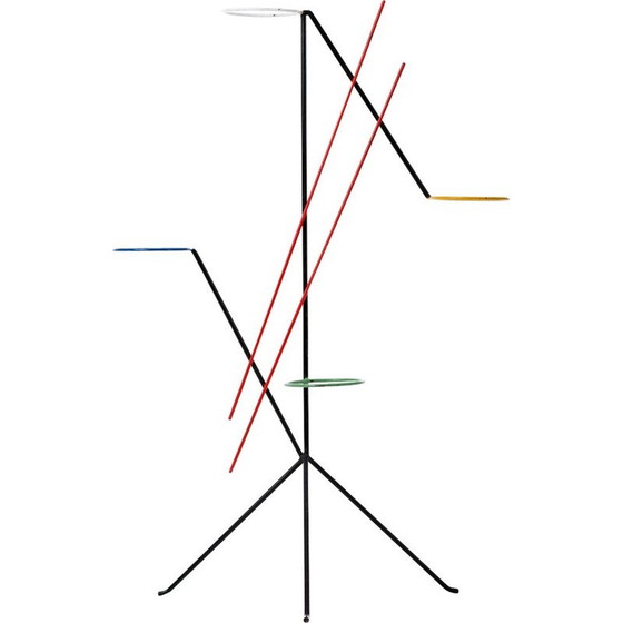 Image 1 of Portapentola vintage in metallo laccato, Cecoslovacchia 1960