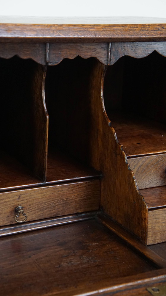 Image 1 of Oak Secretaire