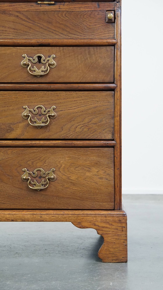 Image 1 of Oak Secretaire