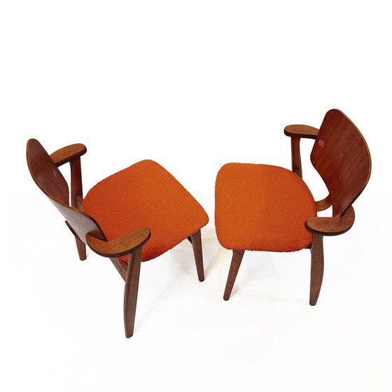 Image 1 of Pair of vintage chairs Domus by Ilmari Tapiovaara for De Coene