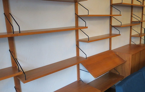 Image 1 of Extensive Danish Modular Teak Shelf System By Poul Cadovius For Cado Royal 1950-60