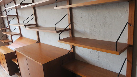 Image 1 of Extensive Danish Modular Teak Shelf System By Poul Cadovius For Cado Royal 1950-60