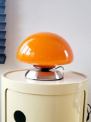 Lampada a fungo, arancione, Linhai Junis, interruttore touch a 3 posizioni