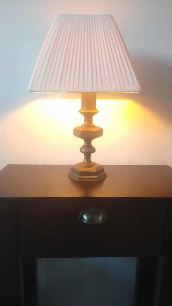 Image 1 of Vintage Brass Table Lamp