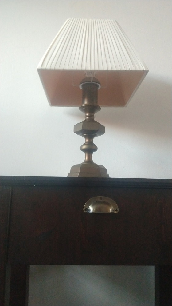 Image 1 of Vintage Brass Table Lamp