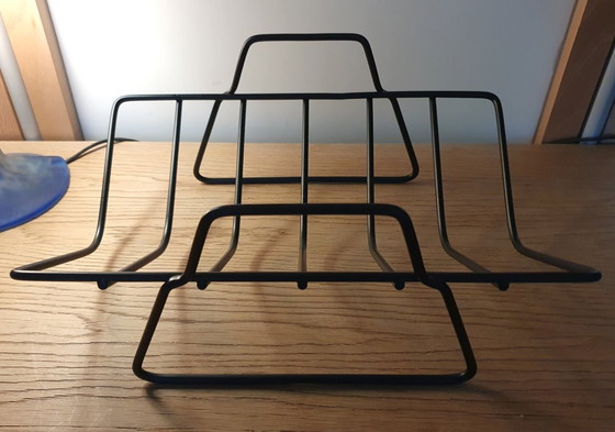 Image 1 of Vintage Black Wire Metal Fruit Bowl