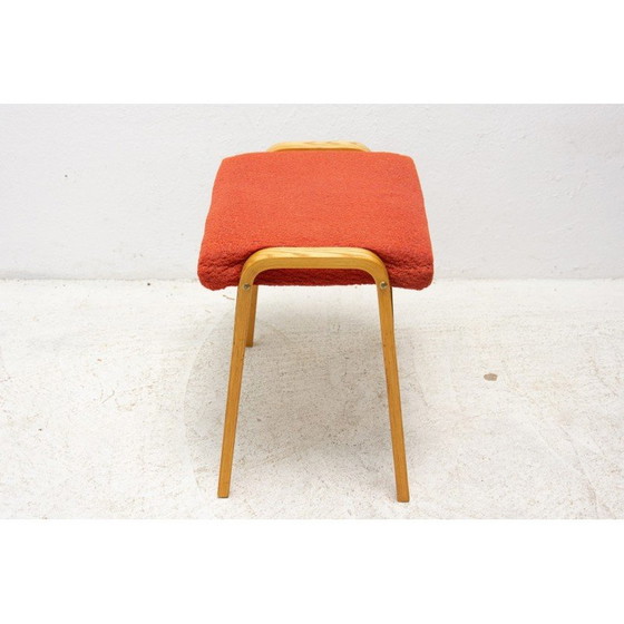 Image 1 of Vintage bentwood stool by Dřevopodnik Holešov, 1970s