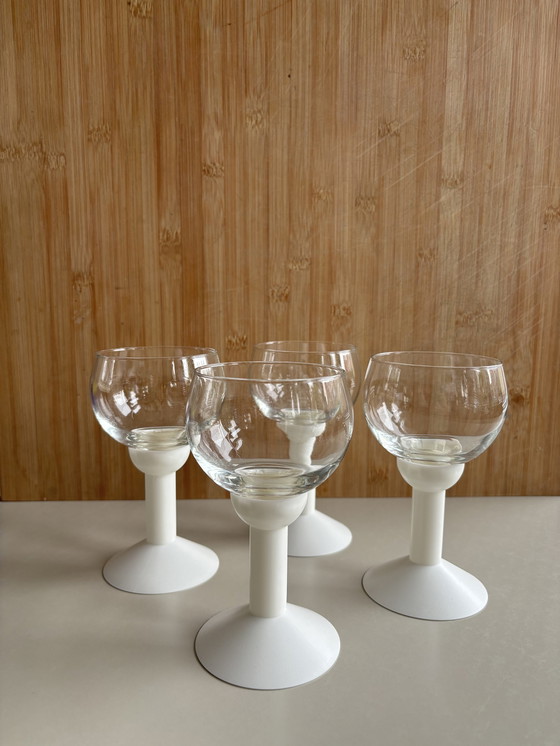 Image 1 of 4x Vintage Oktett wine glasses from Bodum