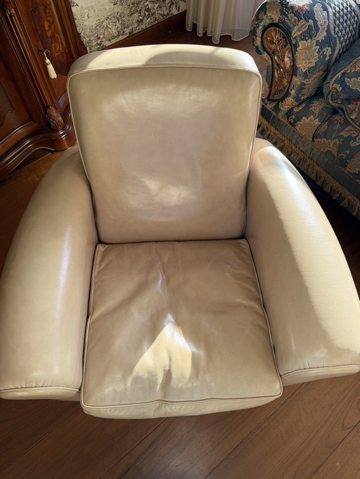 2x Baxter Mickey Armchairs