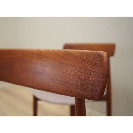 Image 1 of Set of four teak chairs, Danish design, 1960s, designer: H.W. Klein