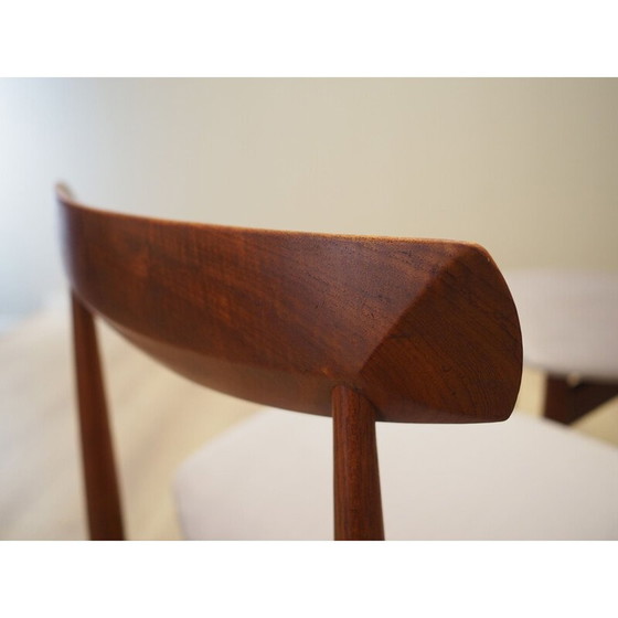 Image 1 of Set of four teak chairs, Danish design, 1960s, designer: H.W. Klein