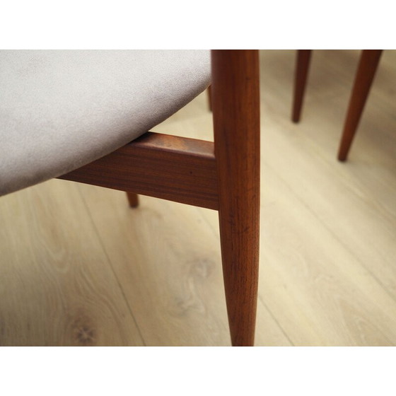 Image 1 of Set of four teak chairs, Danish design, 1960s, designer: H.W. Klein