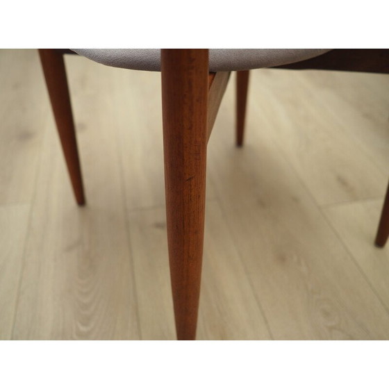 Image 1 of Set of four teak chairs, Danish design, 1960s, designer: H.W. Klein