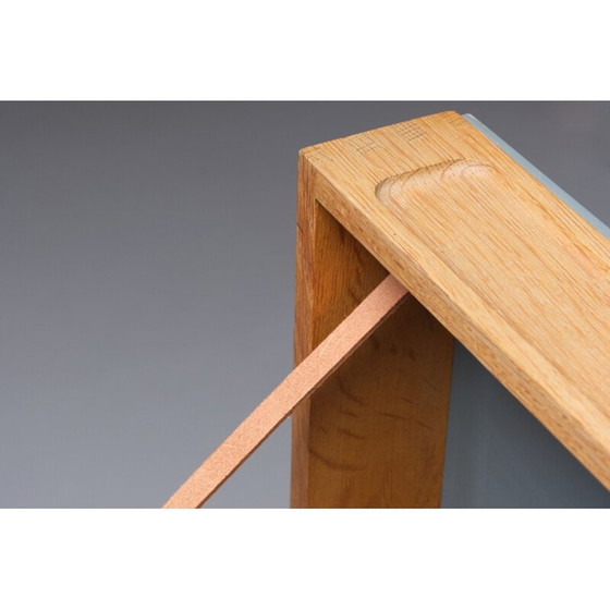 Image 1 of Vintage oak and lacquer wall-mounted valet by Adam Hoff and Paul Ostergaard, Denmark 1960