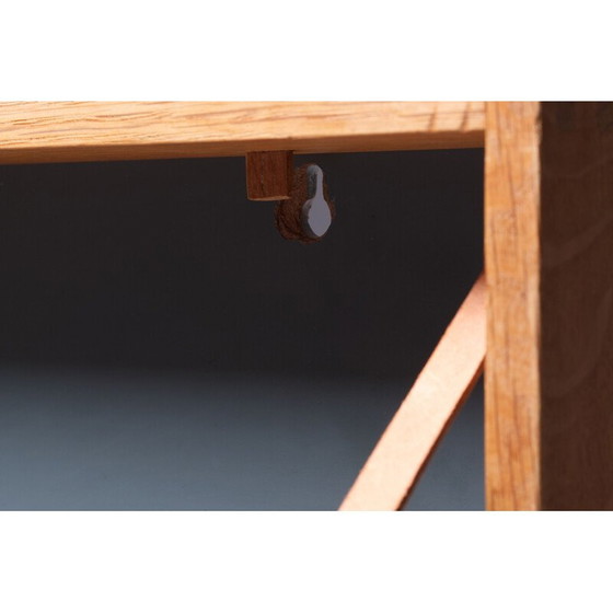 Image 1 of Vintage oak and lacquer wall-mounted valet by Adam Hoff and Paul Ostergaard, Denmark 1960